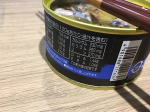 鯖缶　栄養　