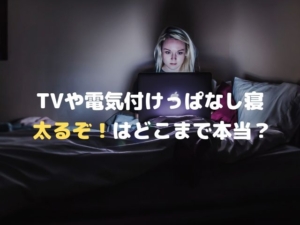 TV 電気 人工光 太る 研究