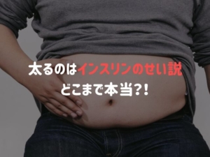 糖質制限の主張「インスリン分泌が多いと太る！」はどこまで本当なのか？