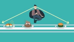 マインドフルネスを楽しく鍛える斬新なエクササイズ「回転寿司のメタファー」のやり方